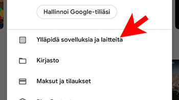 Google Play installa Suomi versio
