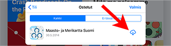 AppStore installa Suomi versio